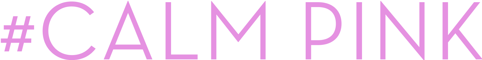 #CALM PINK